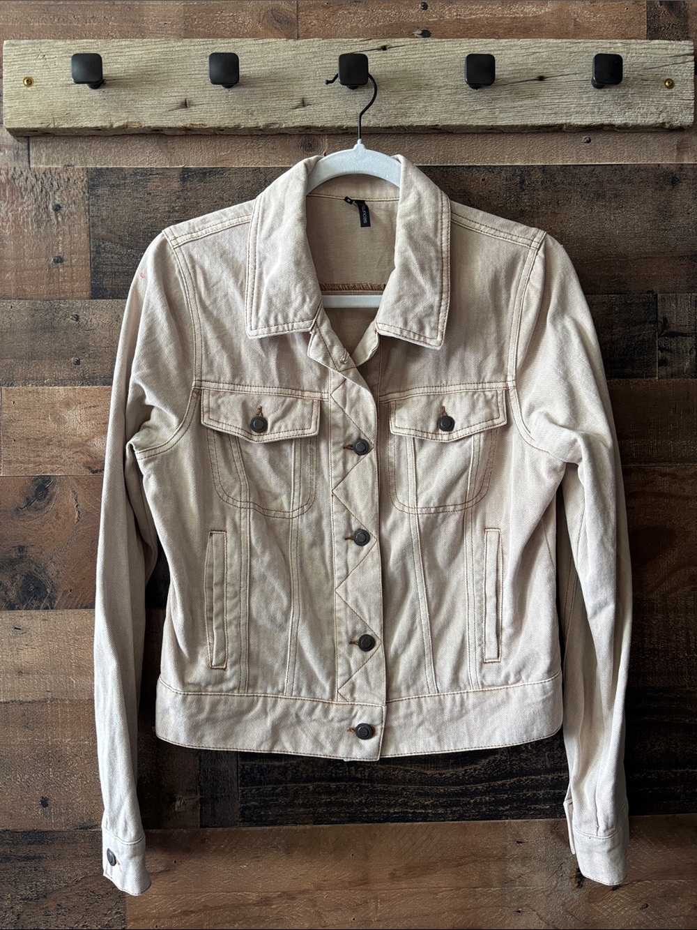 Maurices Beige Jean Jacket